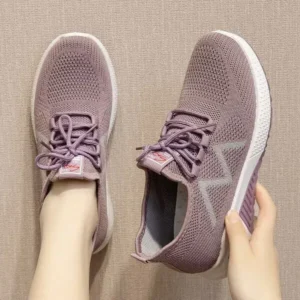 Curvefoot Women Fashion Breathable Fly Knit Sneakers