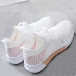 Curvefoot Women Fashion Color Blocking Breathable Sneakers