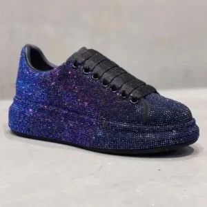 Curvefoot Night Star Rhinestone Platform Sneakers