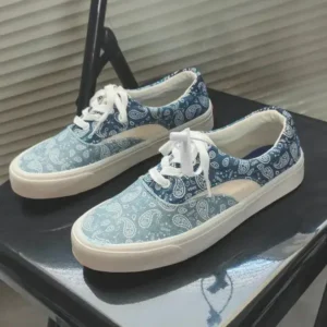 Curvefoot Vintage Breathable Printed Canvas Shoes