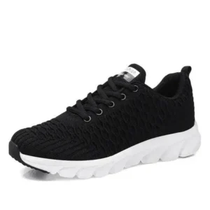 Curvefoot Women Fashion Casual Knit Design Mesh Breathable Running Sneakers