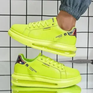 Curvefoot Men Fashion Candy Color Air Cushion Sneakers