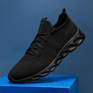 Curvefoot Men Casual Plus Size Mesh Sneakers