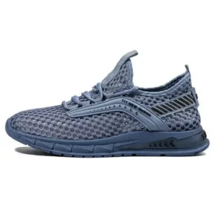 Curvefoot Men Casual Breathable Hollow Mesh Soft Sole Sports Shoes