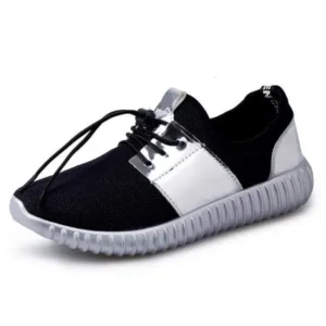 Curvefoot Men Casual Color Matching Mesh Breathable Wear-Resistant Sports Shoes