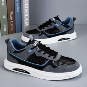 Curvefoot Men'S Fashion Hollow Mesh Breathable Sneakers