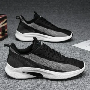 Curvefoot Men'S Casual Breathable Lightweight Color Block Sneakers