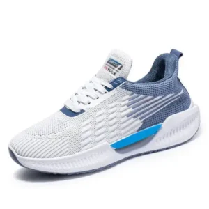 Curvefoot Men'S Fashion Hollow Color Matching Breathable Running Sneakers