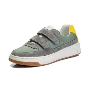 Curvefoot Women Casual Colorblock Platform Velcro Sneakers